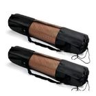 Black Yoga Mat Carry Bag Tập thể dục Carrier Carrier Lưới nylon Trung tâm thể thao có thể điều chỉnh Túi mang nhà cung cấp
