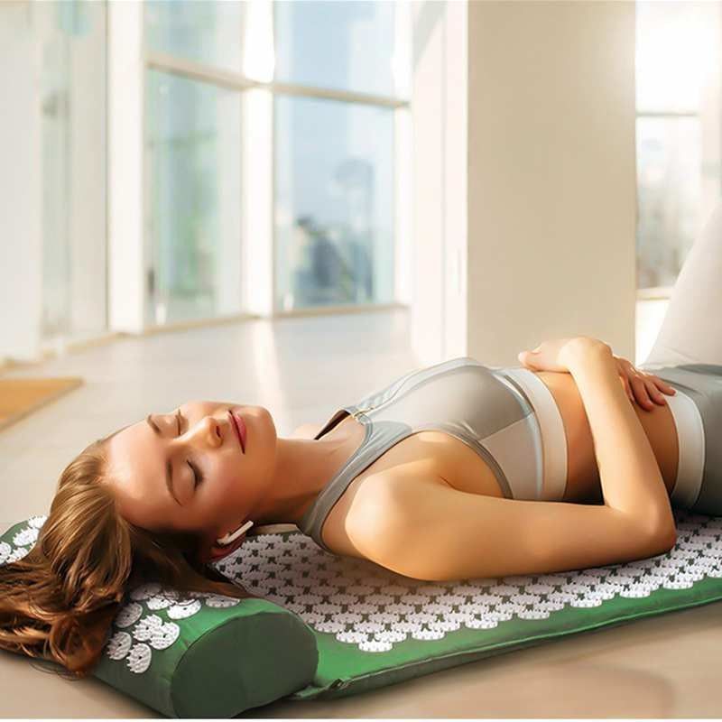 Lotus Acupressure Massage Mat Chống Stress Kim Massage Với Gối nhà cung cấp