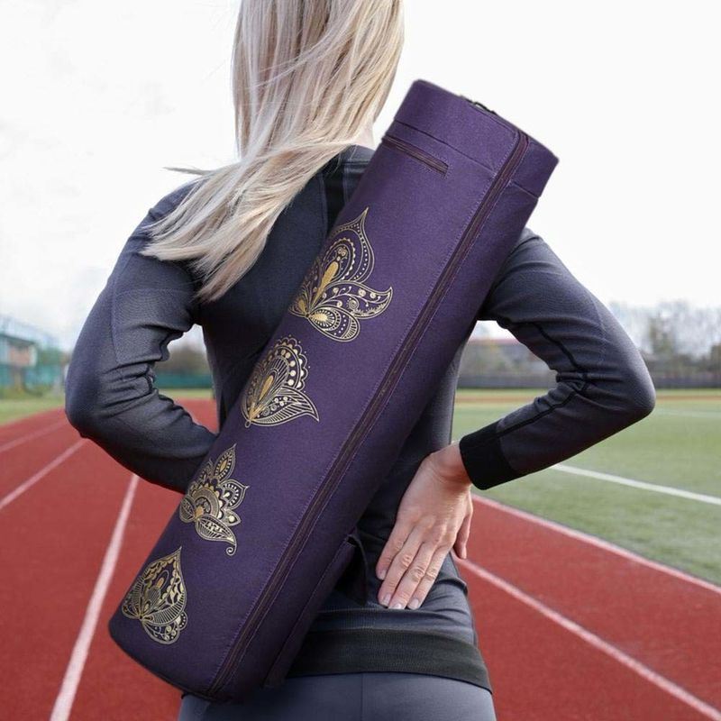 Full Zip Tập thể dục Túi đựng đồ tập thể dục, Túi đeo chéo Yoga Vải Oxford có 2 túi nhà cung cấp