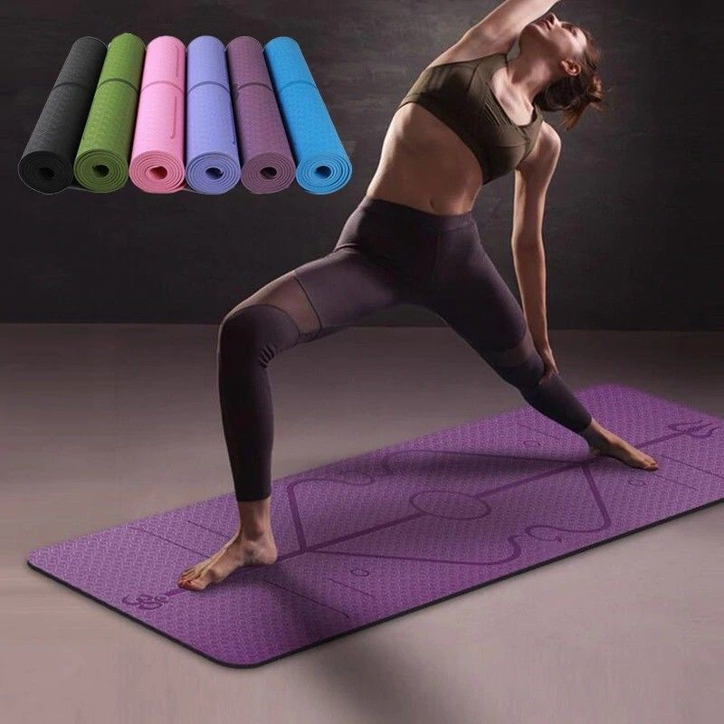 Thảm tập thể dục Yoga dày 10 mm / Thảm tập thể dục không trượt nhà cung cấp